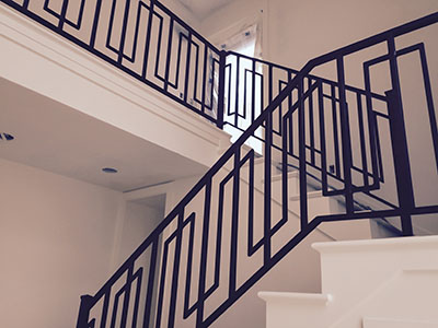 powder coated railings