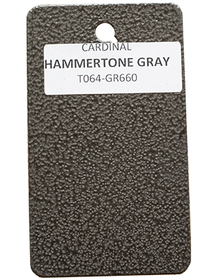 Hammertone Gray Powder Coating