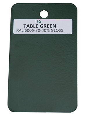 Table Green Powder Coating Utah