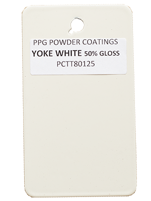 White Powder Coating Color