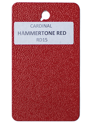 Hammertone Red Powder Coating Utah