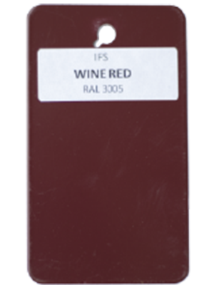 Wine Red Powder Coating